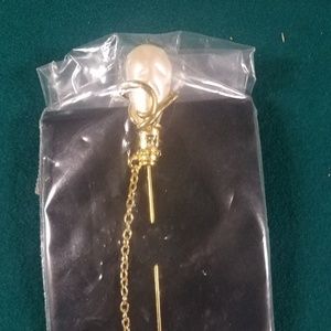 Vintage Fendi Faux Pearl Stick Pin